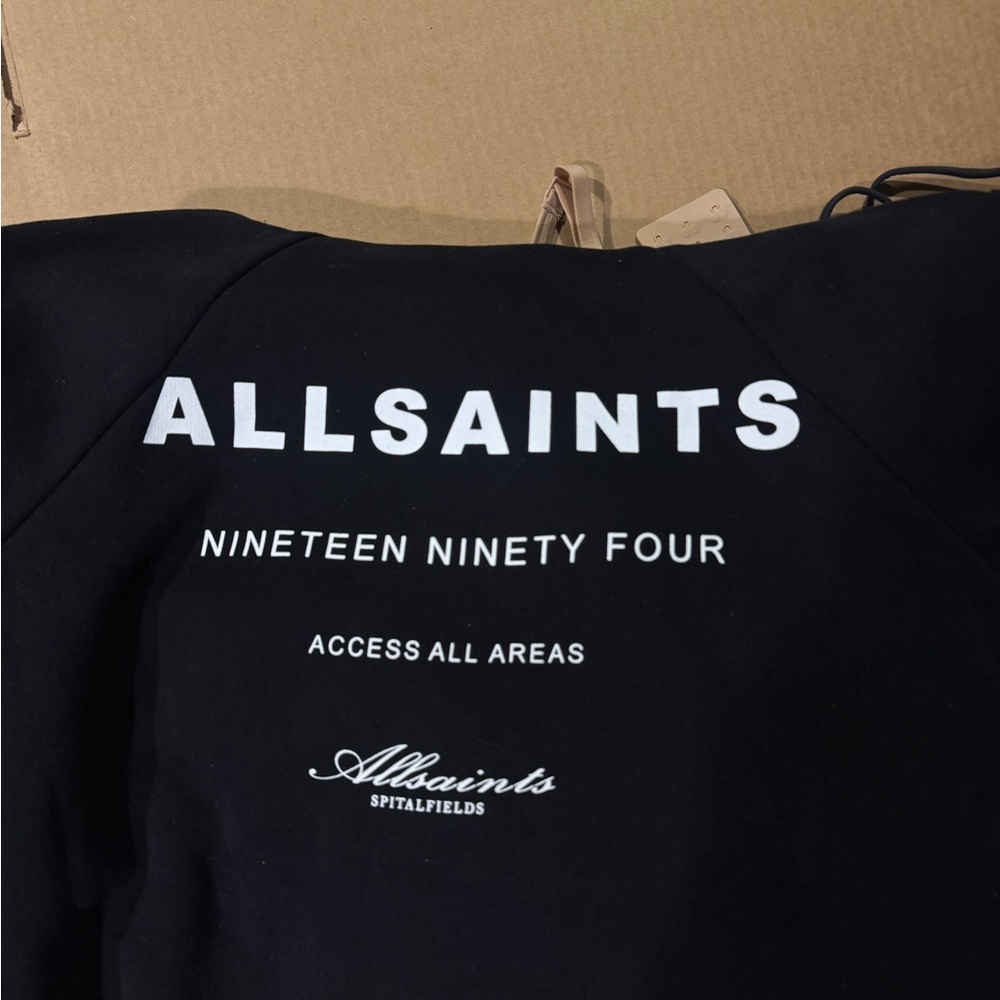 AllSaints Black Hoodie - Picture 2 of 4